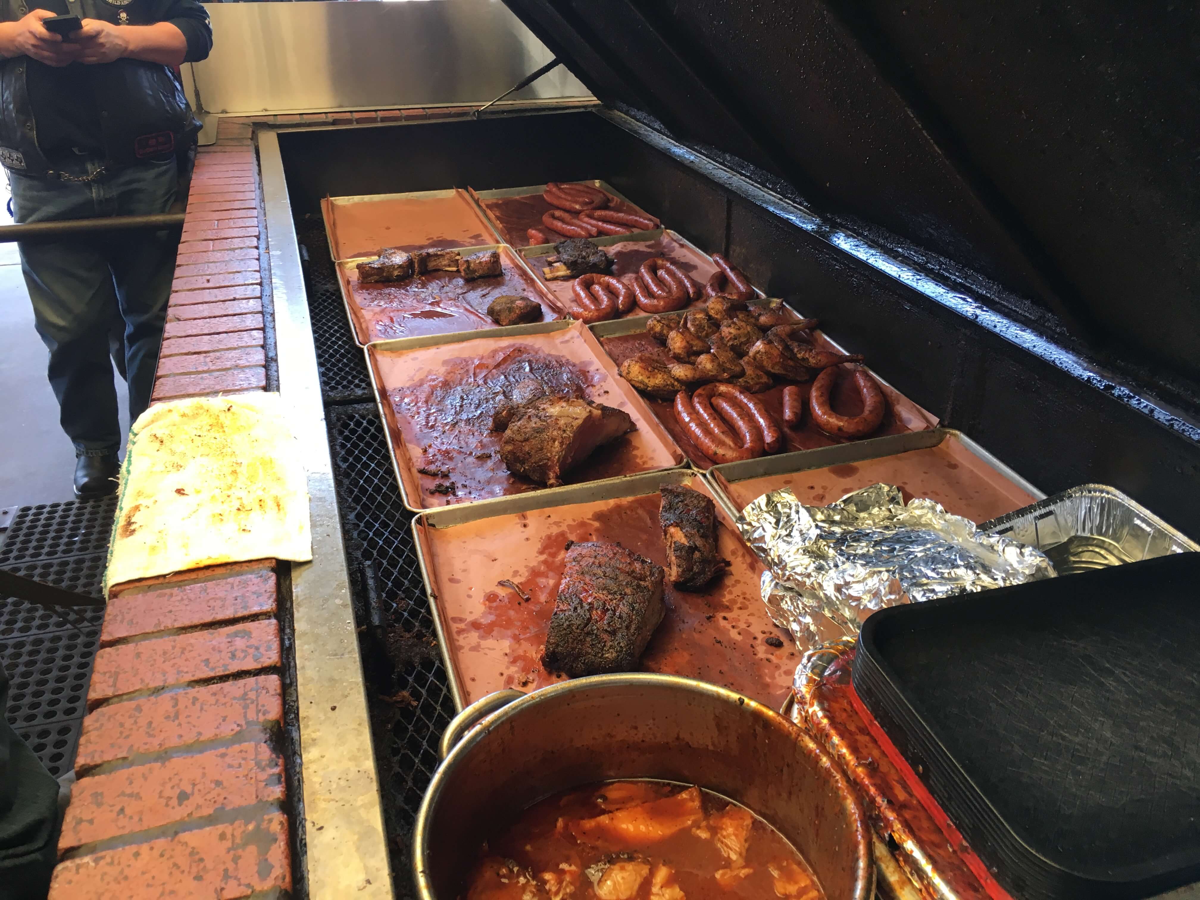 BBQ Texas Style The Good The Bad And The RV   Coopers Pit BBQ Llano 